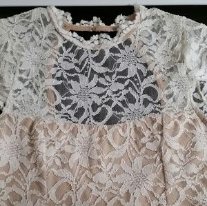 Junior's Lace Dress